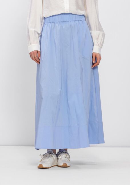 Blaue NEO NOIR Midirock YARA LONG POPLIN SKIRT - large