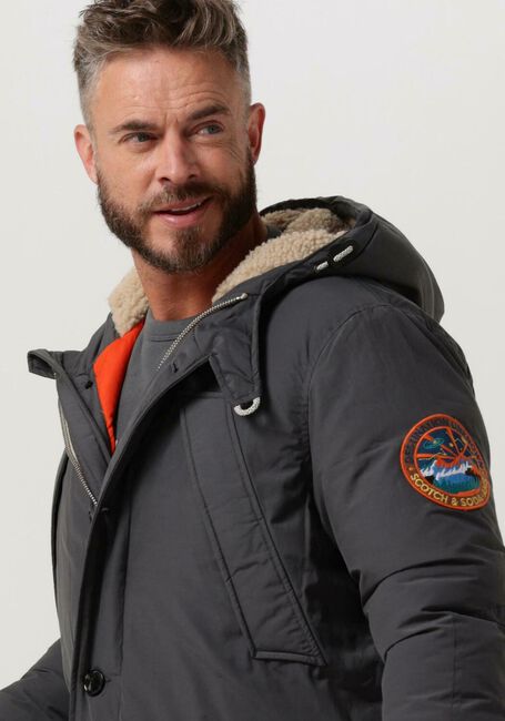 Blaue SCOTCH & SODA  HEAVY WEIGHT PADDED PARKA - large