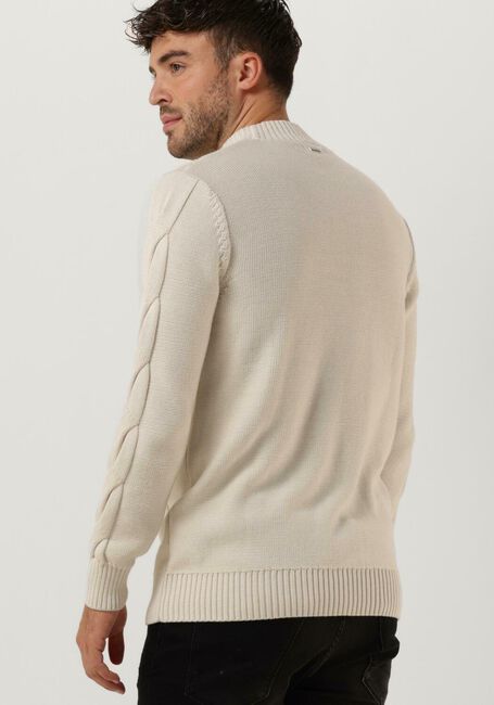 Nicht-gerade weiss PUREWHITE Pullover MOCKNECK KNIT WITH CABLE DETAILS - large