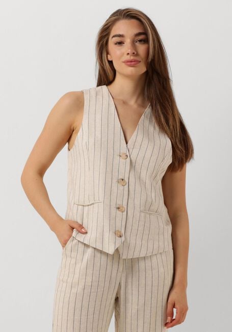 Beige AIMEE THE LABEL Gilet CARIEN - large