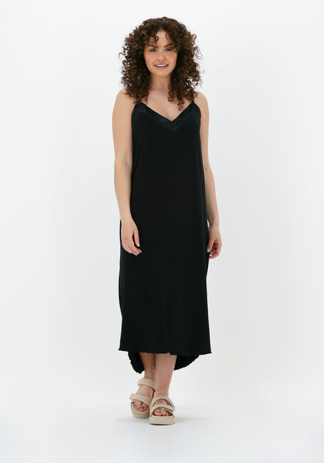 Schwarze 10DAYS Midikleid DRESS FLEECE - large