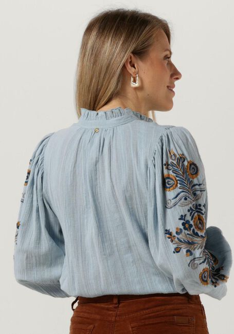 Blaue ANTIK BATIK Blusen IGOR BLOUSE - large