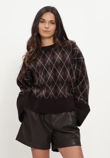 Braune NOTRE-V Pullover NV-ILA - large