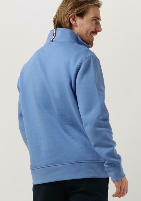 Blaue TOMMY HILFIGER Pullover ESSENTIAL MONOGRAM HALF ZIP - large