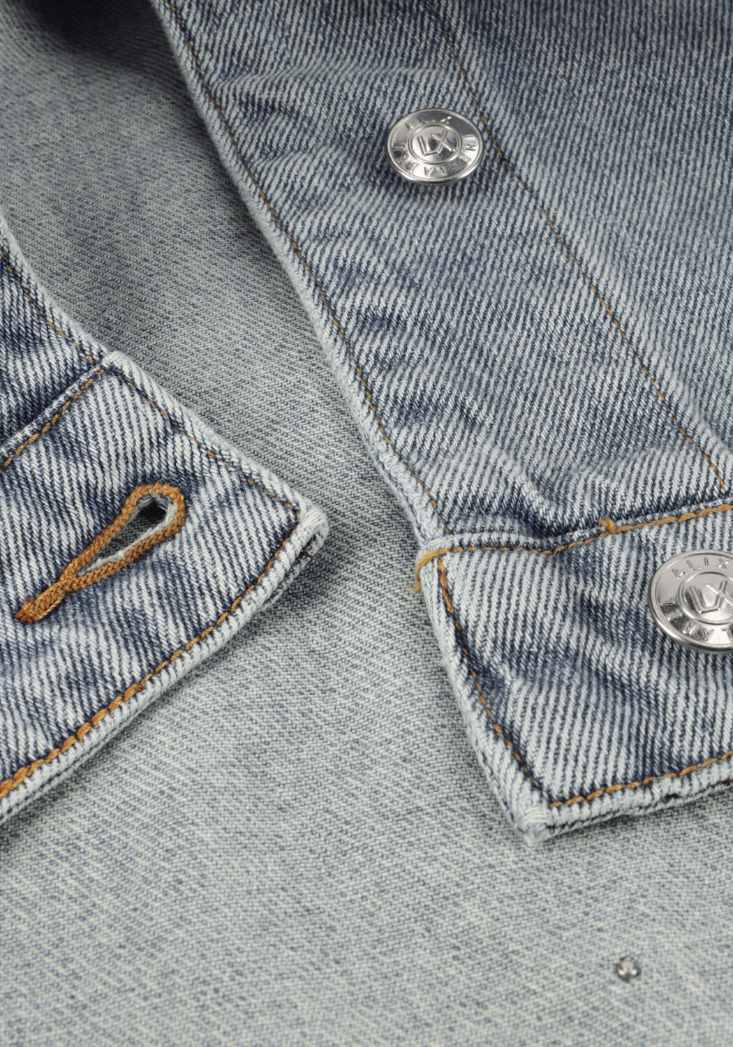 Blaue ALIX THE LABEL Jeansjacke LADIES WOVEN EMBELLISHED DENIM JACKET - large