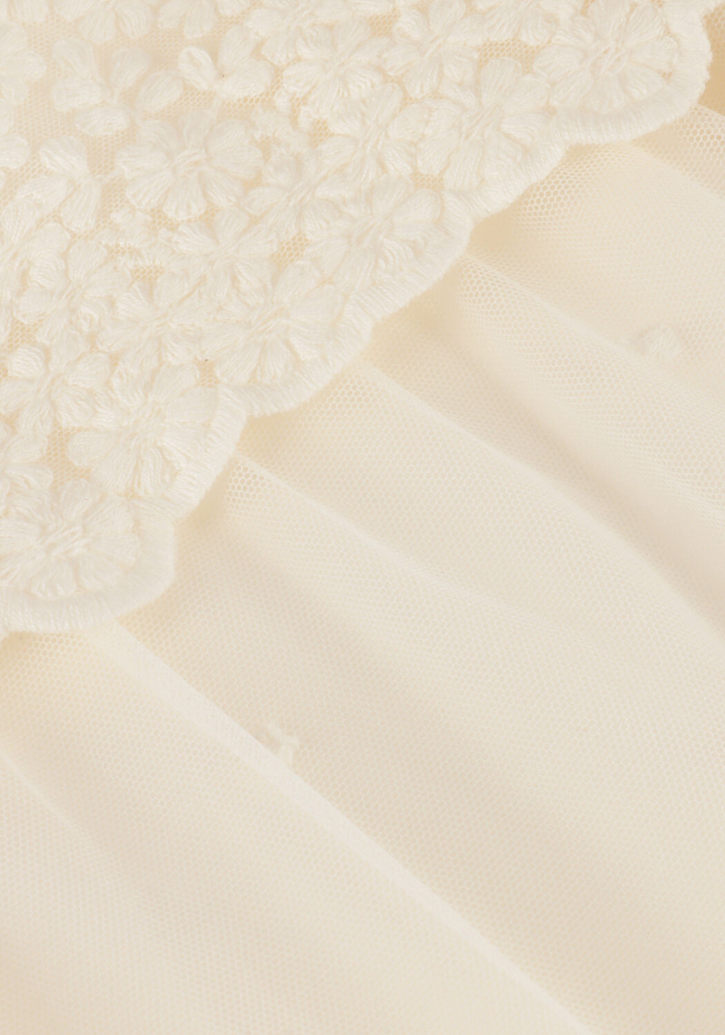 Beige MAYORAL Minikleid TULLE DRESS - large