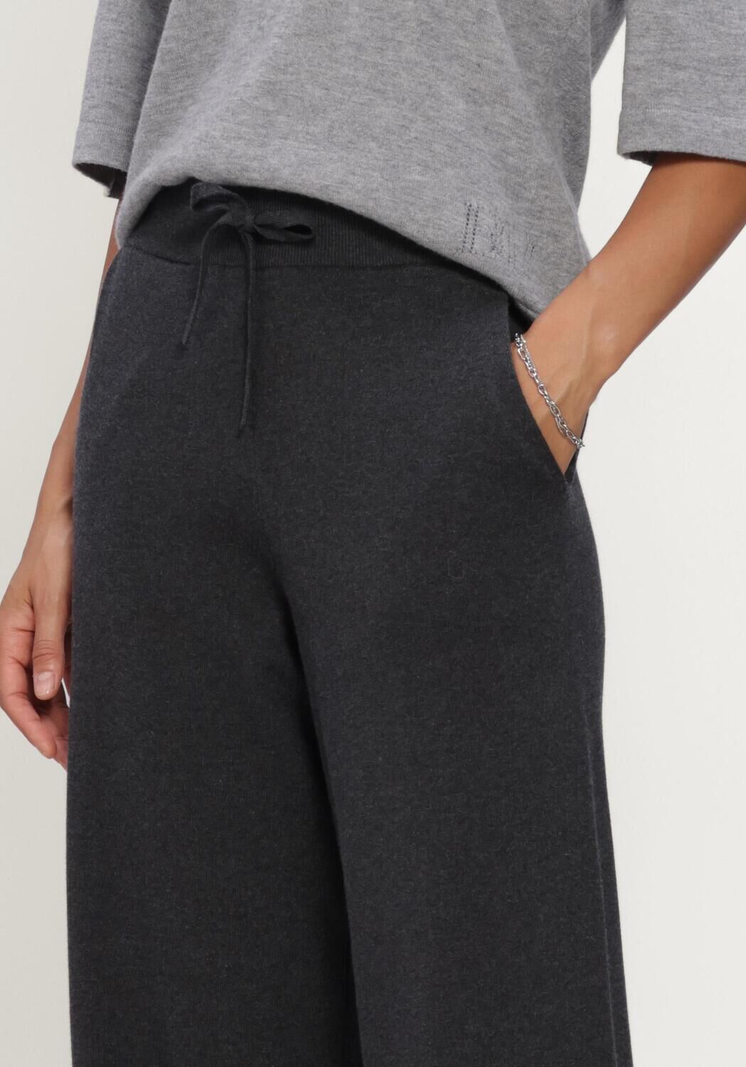 Anthrazit KNIT-TED Midirock NADA PANTS - large