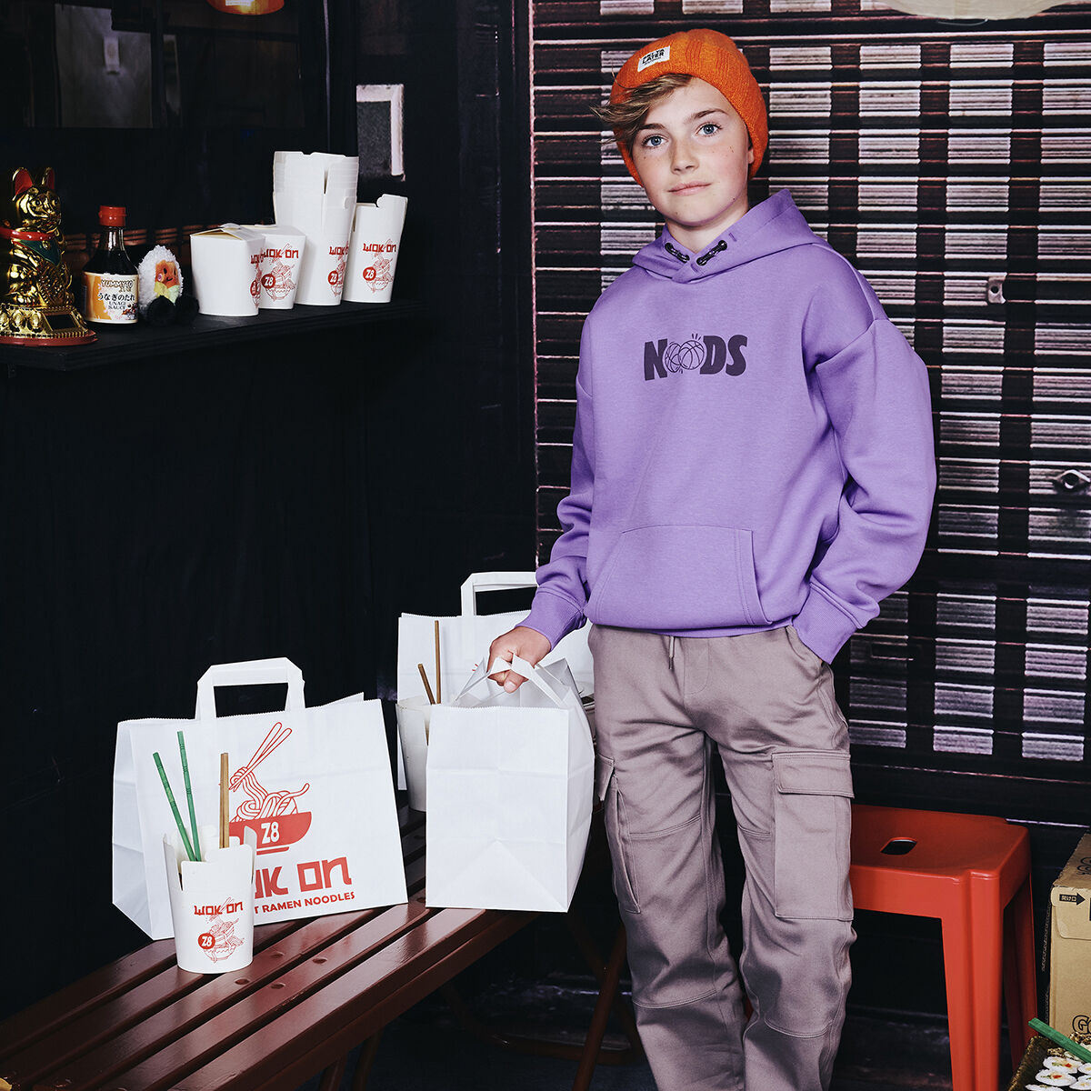 Taupe Z8 Cargohosen KRUZ - large