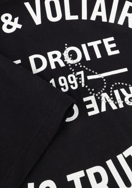 Schwarze ZADIG & VOLTAIRE T-shirt X60317 - large