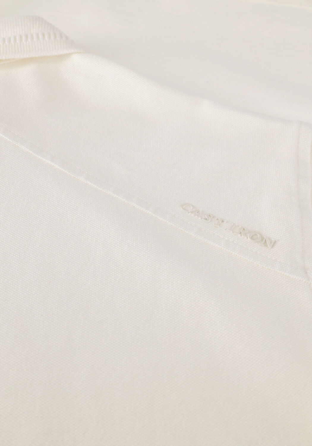 Wei&szlig;e CAST IRON Polo-Shirt SHORT SLEEVE POLO ORGANIC COTTON PIQUE ESSENTIAL - large