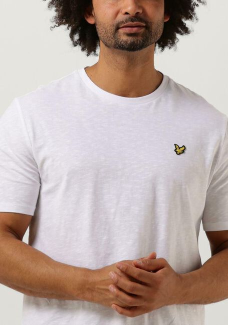 Weiße LYLE & SCOTT T-shirt SLUB T-SHIRT - large