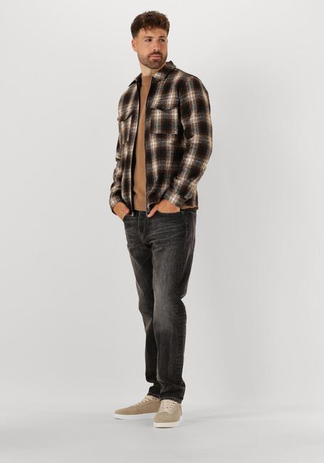 Braune ANERKJENDT Overshirts AKHANKY WOOL OS - large