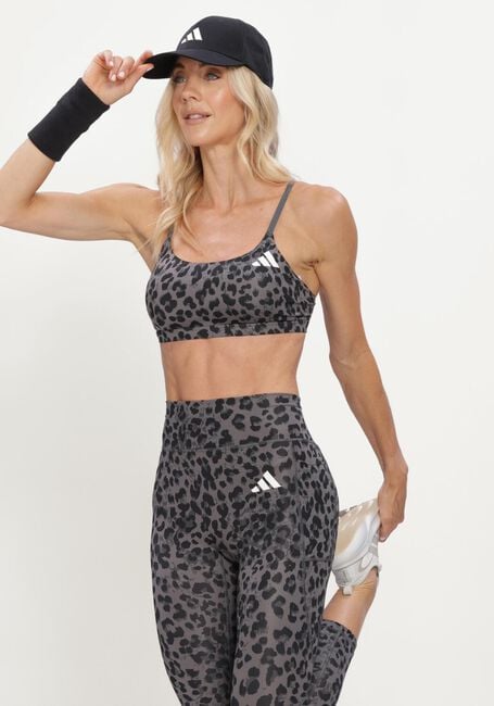Graue ADIDAS Tops & T-shirts OPT AOP LS BRA - large