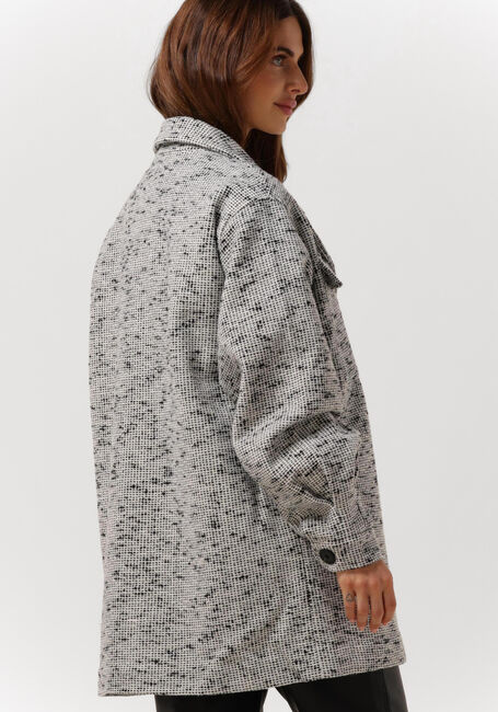 Ecru NA-KD Jack OVERSIZED TWEED JACKET - large