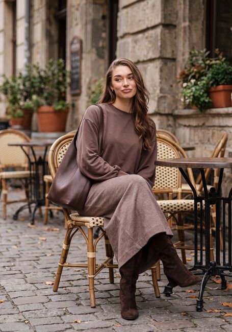 Braune MOSCOW Sweatshirt 66-04-VIOLETTA - large