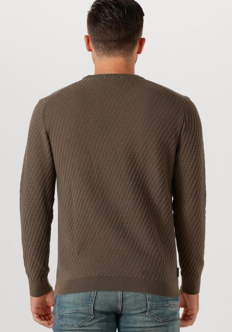 Braune CAST IRON Pullover REGULAR FIT COTTON STRETCH STRUCTURE - large