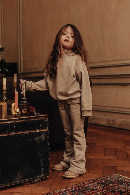 Beige BAJE STUDIO Sweatshirt NOVILLE - large