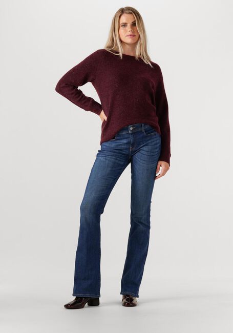 Bordeaux SELECTED FEMME Pullover SLFLULU LS KNIT O-NECK - large