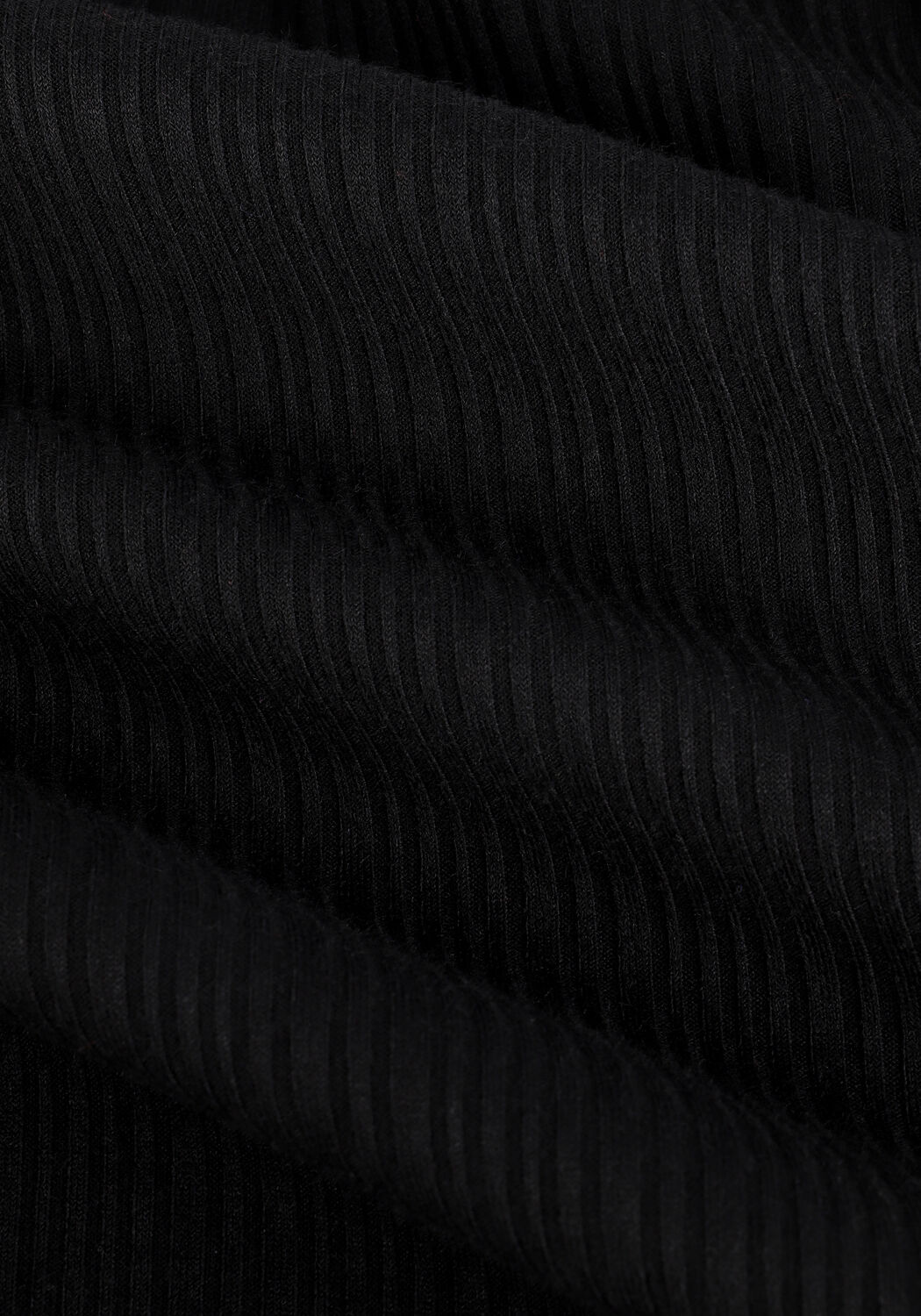 Schwarze ANOTHER LABEL Midikleid OLIVE DRESS - large