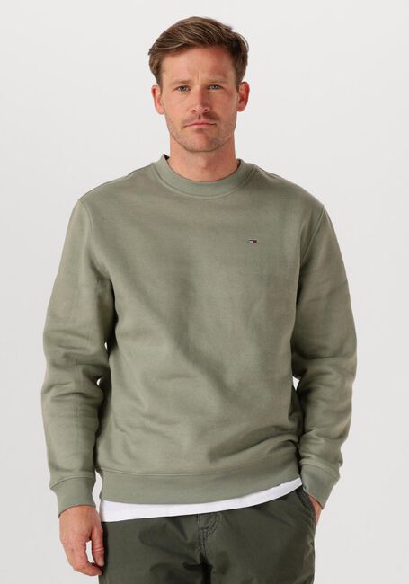Grüne TOMMY JEANS Sweatshirt TJM REG S FLAG CREW EXT - large