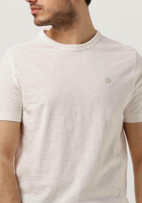Weiße CAST IRON T-shirt SHORT SLEEVE R-NECK ORGANIC COTTON SLUB ESSENTIAL - large