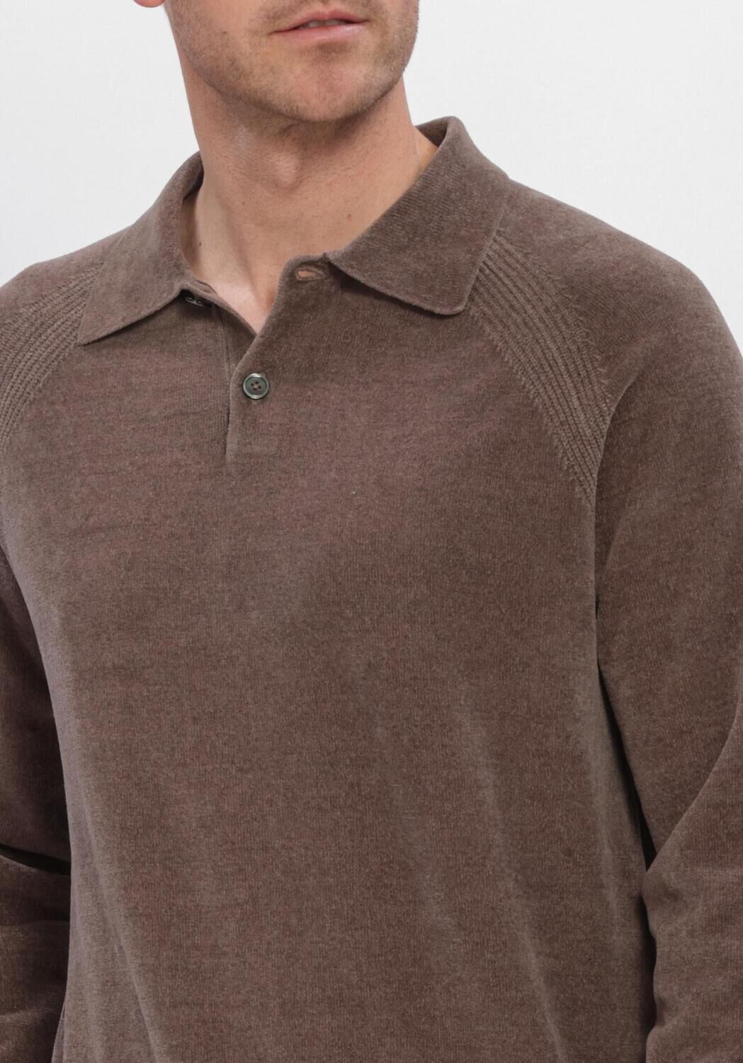 Braune PROFUOMO Pullover CHENILLE - large