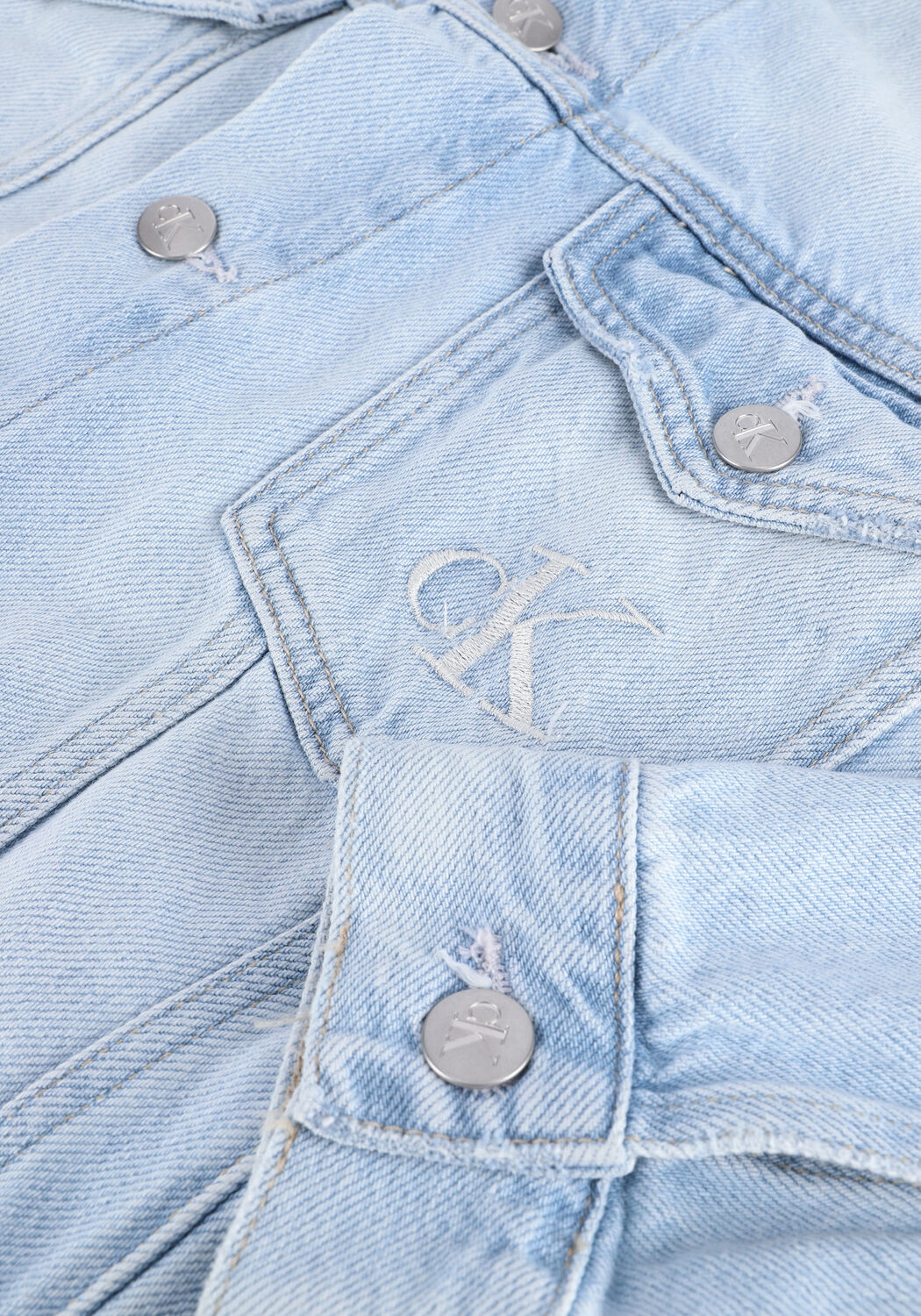 Hellblau CALVIN KLEIN Jeansjacke DAD DENIM JACKET - large