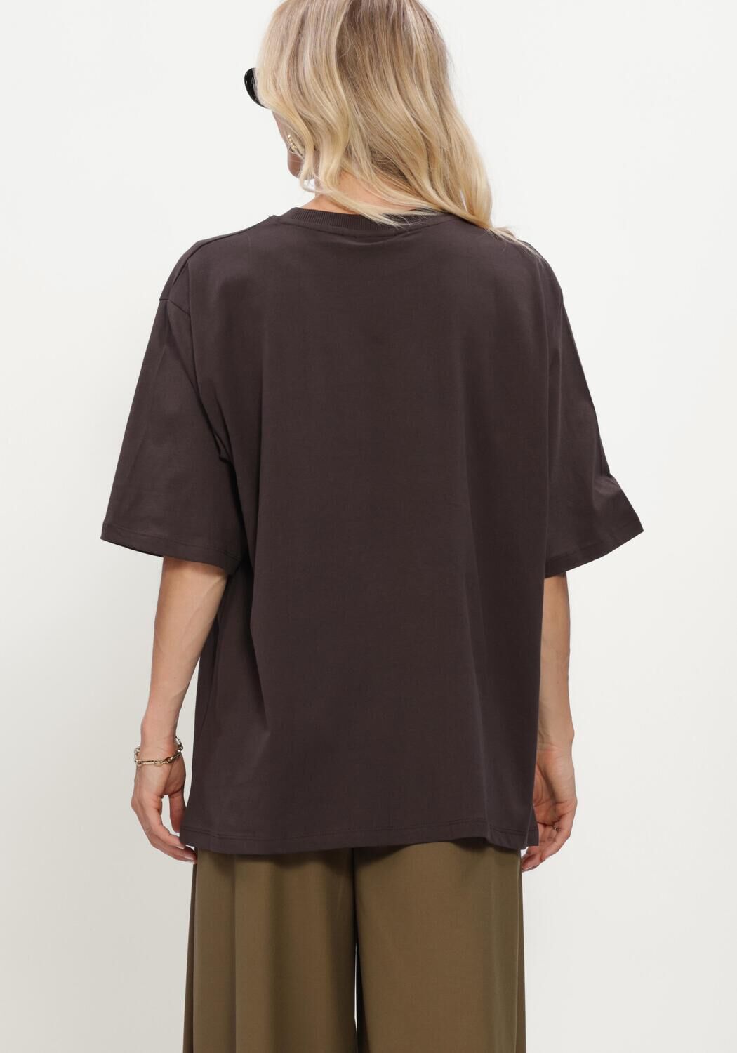 Braune GESTUZ Tops & T-shirts GZTIMUNE TEE - large