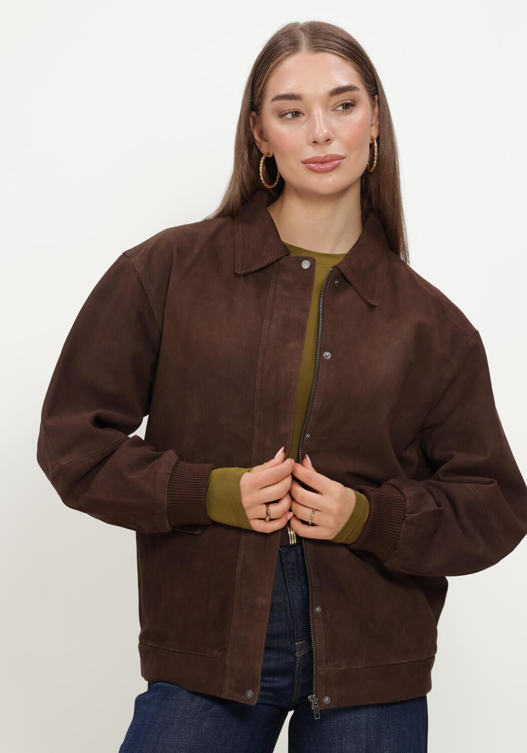 Braune MODSTR&Ouml;M Jack BARKMD JACKET - large