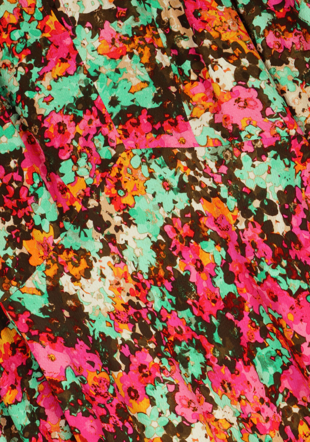 Mehrfarbige/Bunte Y.A.S. Midikleid YASMING LS MIDI DRESS - large