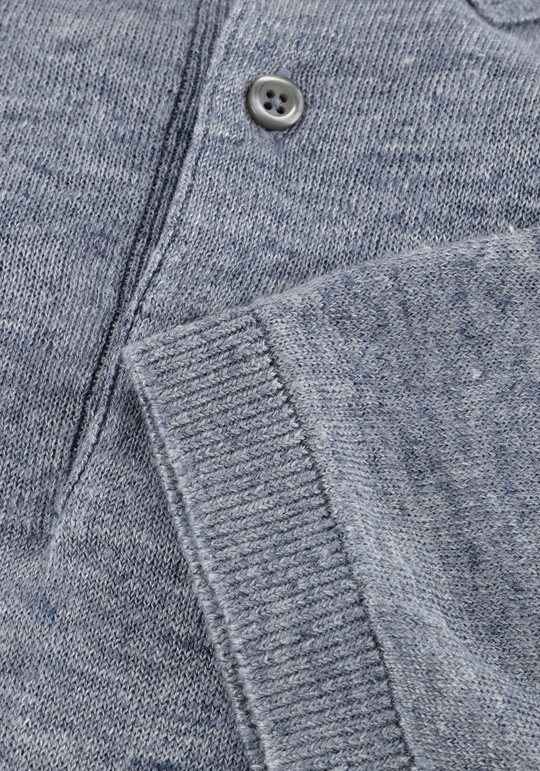 Blaue GENTILUOMO Polo-Shirt POLO 3 BUTTINS - large