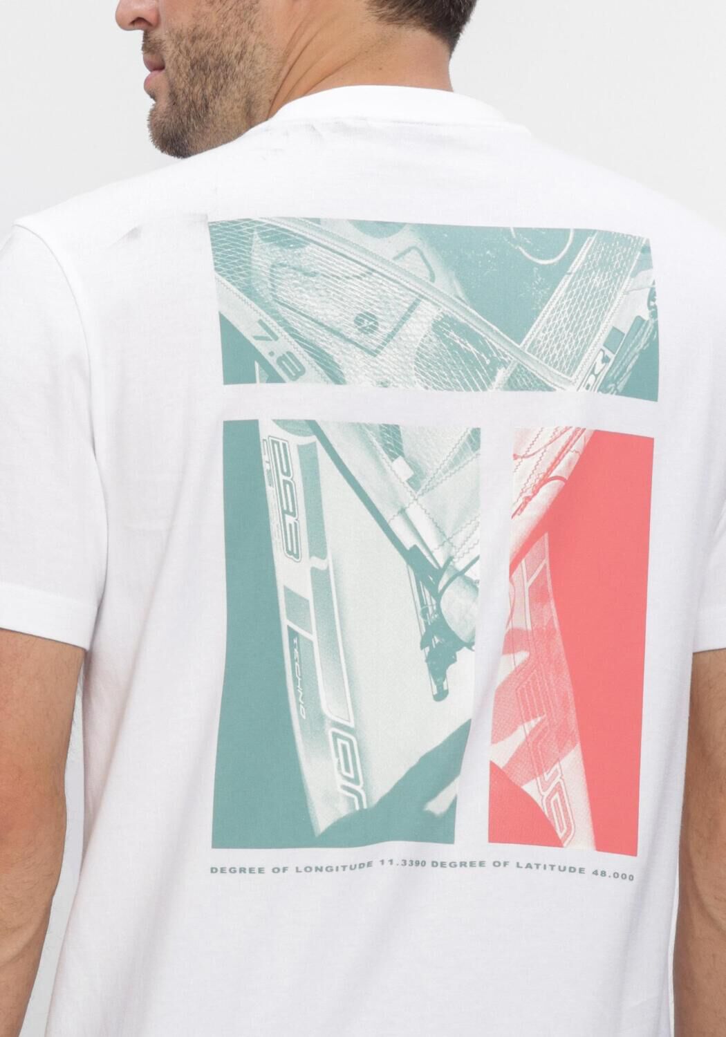 Wei&szlig;e BOSS ORANGE T-shirt TE_GROOVE - large