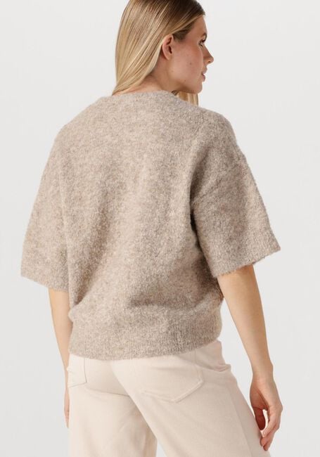 Beige STUDIO AR Pullover JESSICA BOUCLE KNIT - large