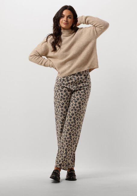 Braune BY-BAR Mom jeans LEW CHEETAH PANT - large