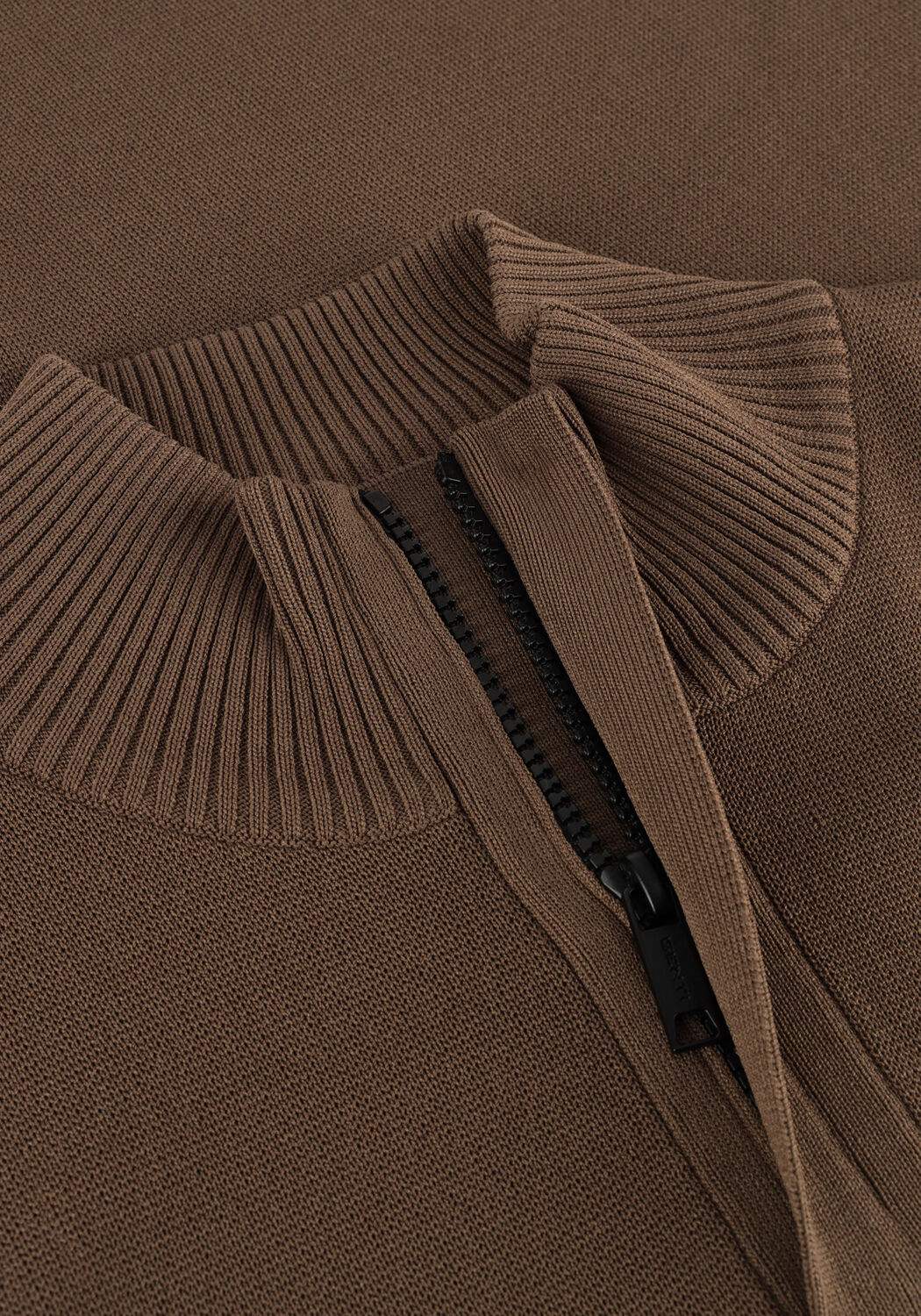 Braune GENTI Pullover TURTLE ZIP - large