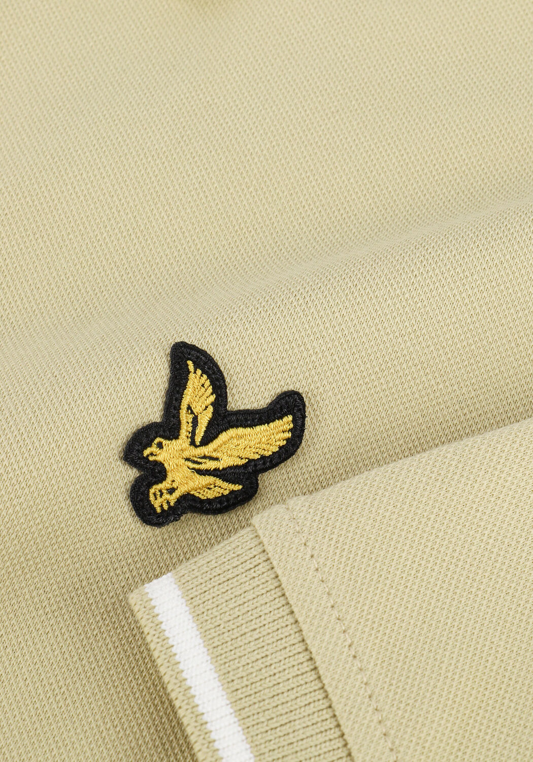 Olive LYLE & SCOTT Polo-Shirt TIPPED POLO SHIRT - large