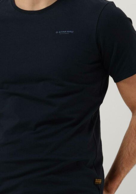 Dunkelblau G-STAR RAW T-shirt SLIM BASE R T S/S - large