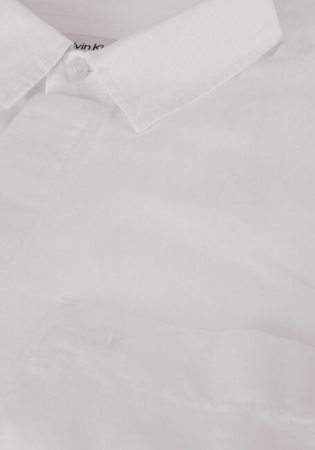 Weiße CALVIN KLEIN Casual-Oberhemd LINEN COTTON REGULAR SHIRT - large