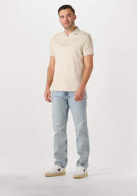 Beige CALVIN KLEIN Polo-Shirt LIQUID TOUCH WELT ZIP POLO - large