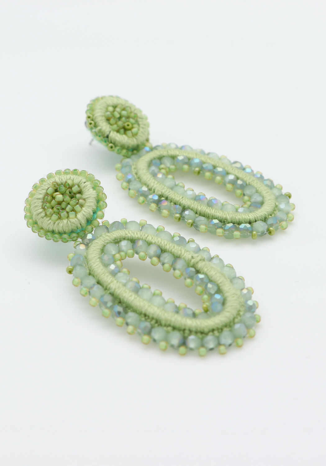 Minze PAULIE POCKET Ohrringe OVAL TARAH EARRINGS - large