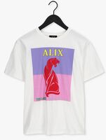 Weiße ALIX THE LABEL T-shirt KNITTED PASTEL PANTER T-SHIRT