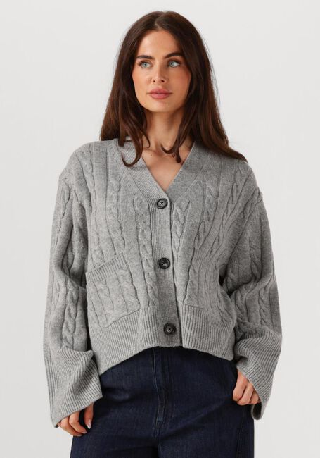 Hellgrau SECOND FEMALE Strickjacke ALPHINE KNIT CARDIGAN - large