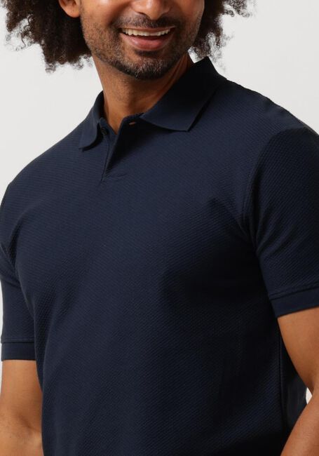 Dunkelblau SELECTED HOMME T-shirt SLHMAURICE STRUCTURE SS POLO - large