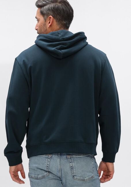 Petrol CALVIN KLEIN Sweatshirt LS 350TERRY EU MONOGRAM HOODIE - large