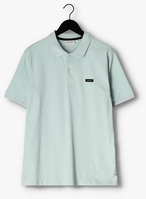 Hellblau CALVIN KLEIN Polo-Shirt STRETCH PIQUE SLIM BUTTON POLO - large