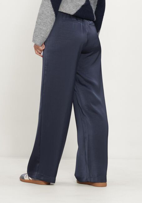 Dunkelblau NEO NOIR Weite Hose EMMETT HEAVY SATEEN PANTS - large