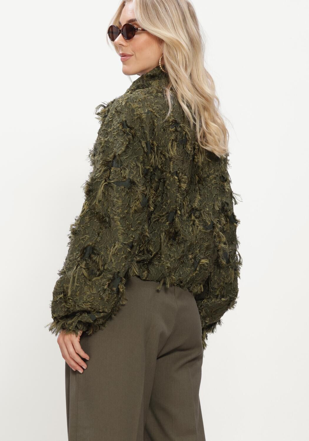 Gr&uuml;ne COPENHAGEN MUSE Pullover CMJANY-JACKET - large