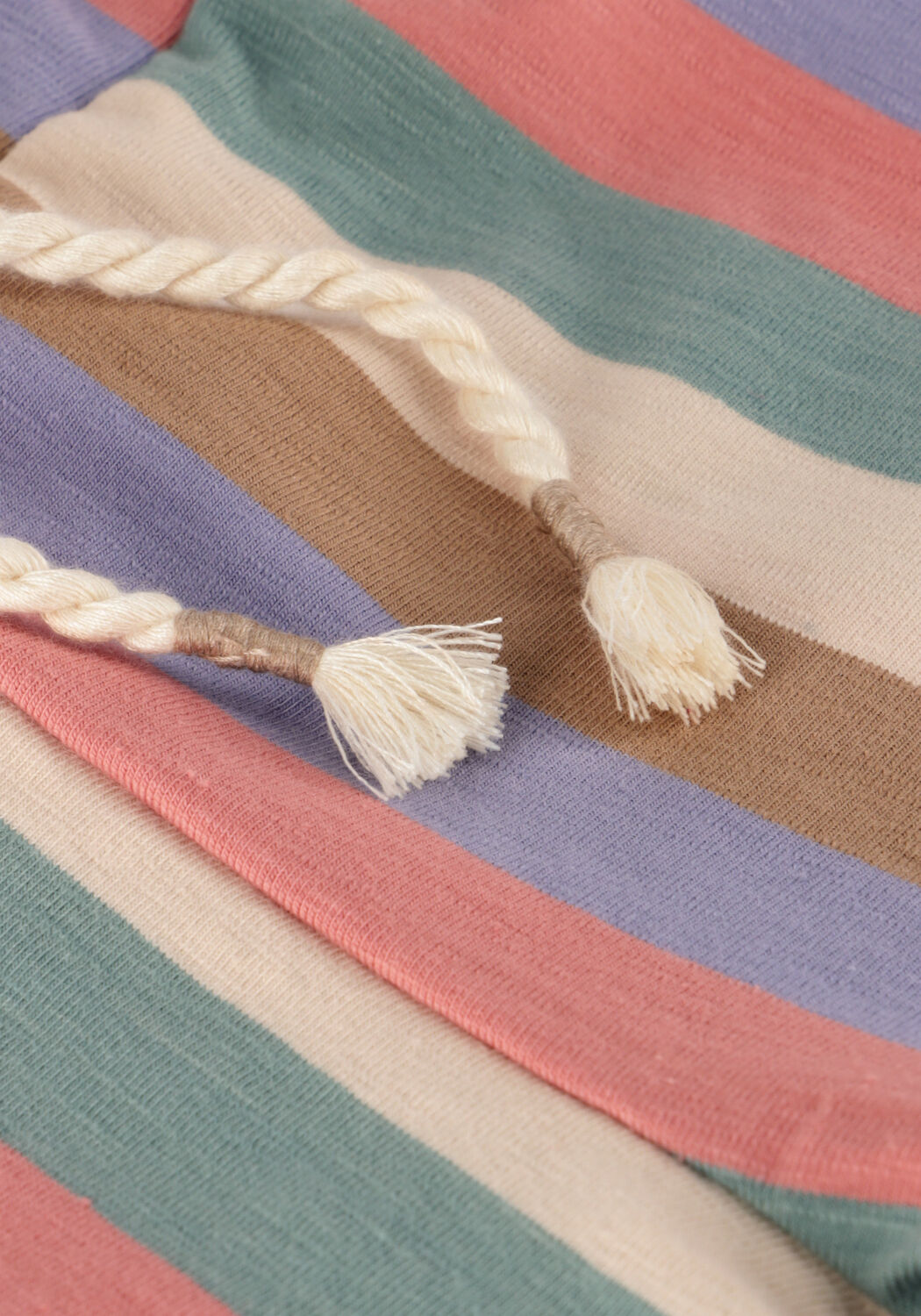 Mehrfarbige/Bunte YOUR WISHES Kurze Hose MULTI STRIPES RUFFFLE SHORT - large