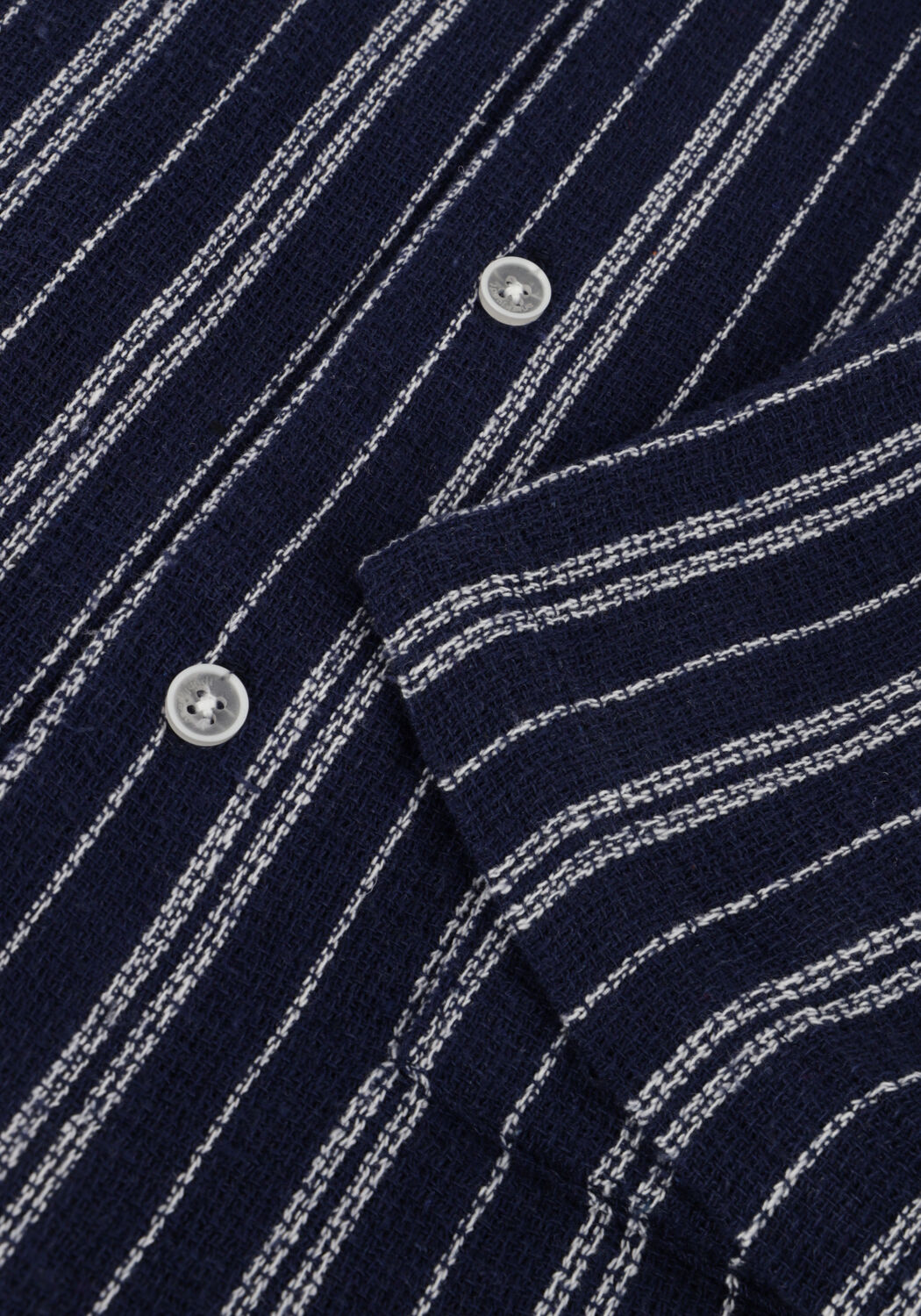 Dunkelblau ANERKJENDT Casual-Oberhemd AKLEO S/S DOBBY SHIRT - large