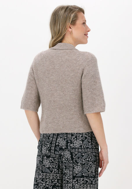 Taupe JUST FEMALE Strickjacke REBELO SS CARDIGAN - large
